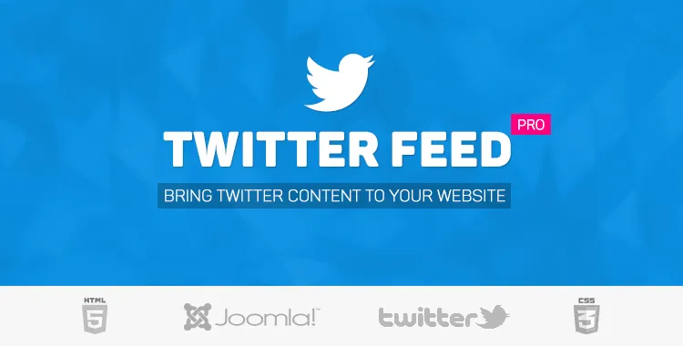 Twitter Feed Pro - The Best Twitter Feed & Gallery for Joomla